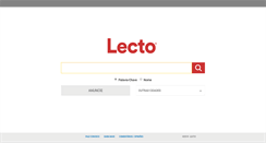Desktop Screenshot of lecto.com.br
