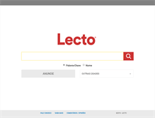 Tablet Screenshot of lecto.com.br